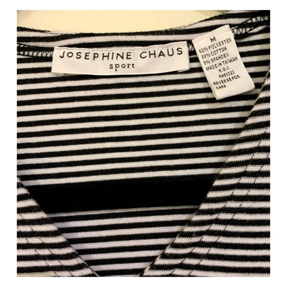 Flash Sale Josephine Chaus Blouse women Tee Sport Women’s Short Sleeves Size M - Picture 3 of 5